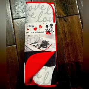 Disney Mickey Mouse 2 Pack Dish Drying Mats Pack